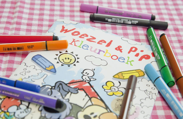 Woezel en Pip kleurboek | AllinMam.com