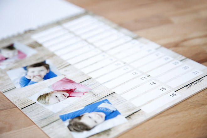 Verjaardagskalender maken eigen foto's