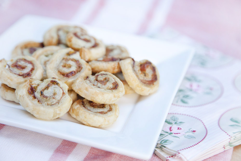 bladerdeeghapjes uit de oven