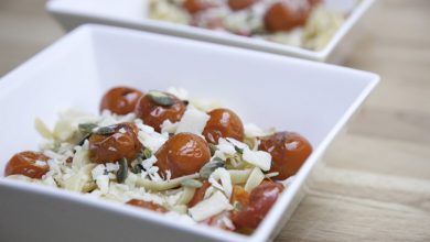 recept voor pasta met tomaatjes uit de oven