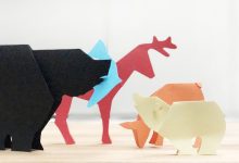 Papieren dieren knippen en vouwen - AllinMam.com
