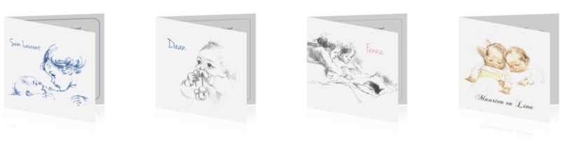 Klassieke geboortekaartjes - AllinMam.com