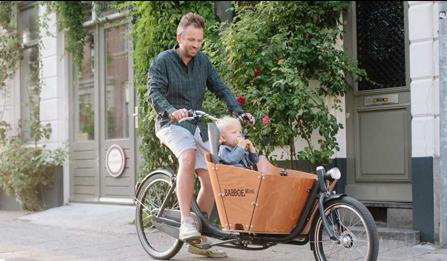 Babboe Mini kleinere bakfiets - AllinMam.com