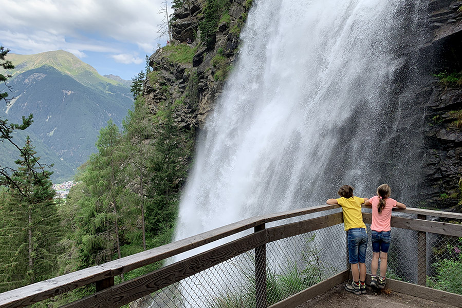 Stuibenfall - Zomervakantie in Niederthai, afgelegen dorpje in Ötztal - AllinMam.com