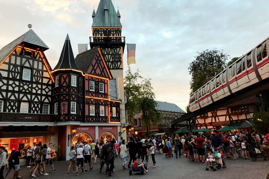 Europa-park in avond open - AllinMam.com