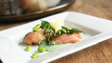 Voorgerecht zalm met mousse van ricotta en waterkers - AllinMam.com