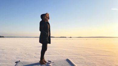 Finland lakeland, frozen lakes in winter - AllinMam.com