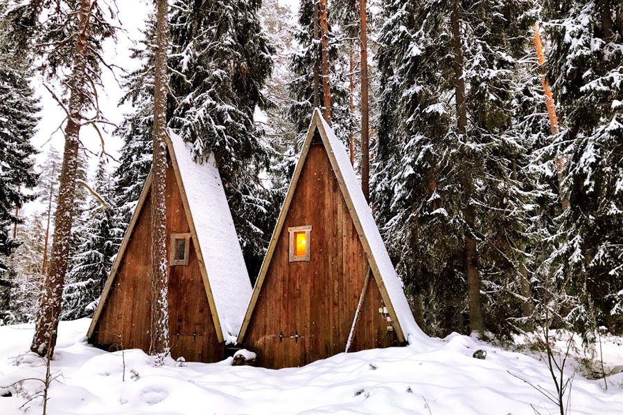 Lehmonkarki cabins Finland - AllinMam.com
