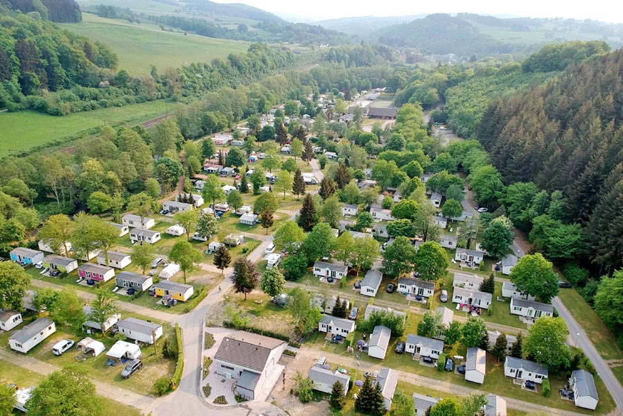 Kamperen in een lodgetent op Parc La Clusure in de Ardennen - AllinMam.com