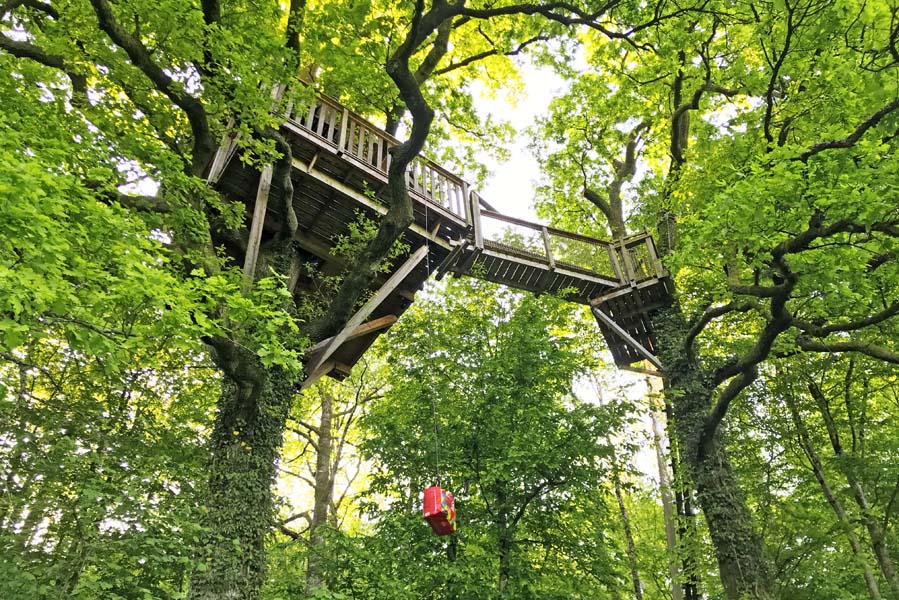 Le Chêne Perché boomhut - Op vakantie in Champagne-Ardenne - AllinMam.com