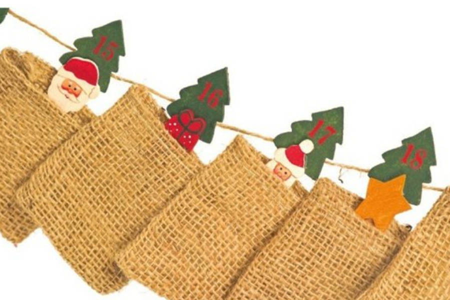 Adventskalender met jute zakjes - Adventskalender zelf vullen? Check deze leuke exemplaren! - AllinMam.com