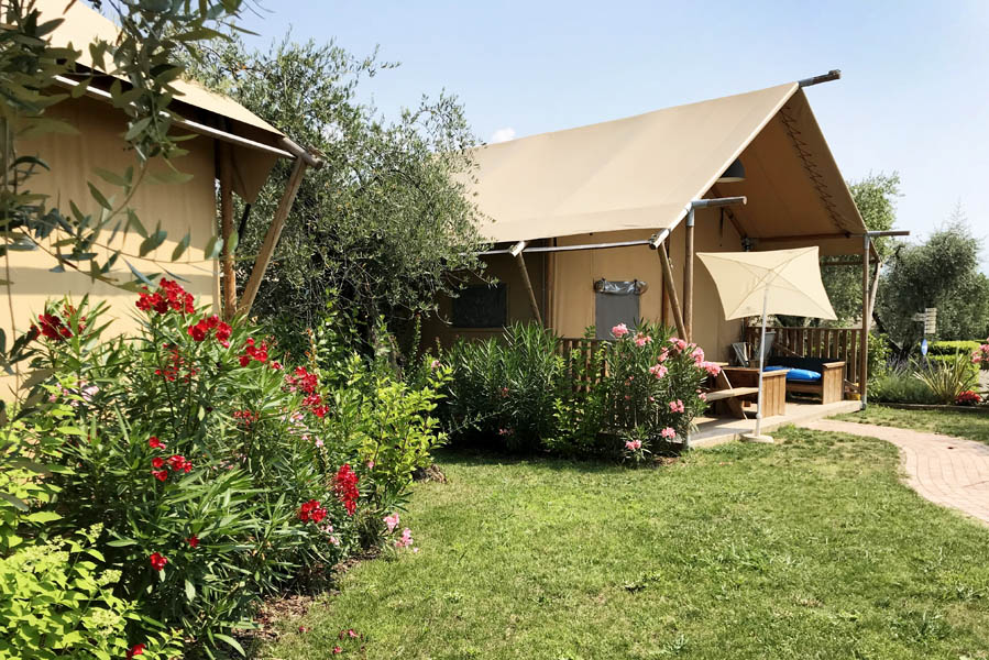 Safari Lodge Camping Weekend, glamping aan het Gardameer - AllinMam.com