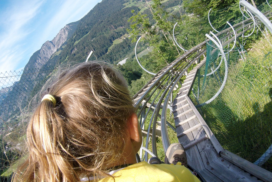 Landal Hochmontafon uitstapje naar Bewegungsberg Golm, Alpine-Coaster - AllinMam.com