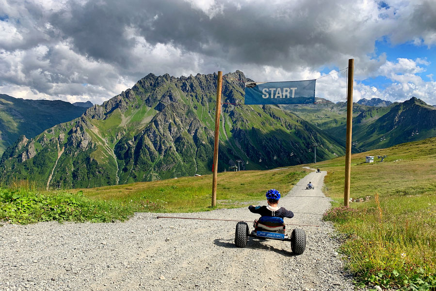 Gargellen mountaincarts, Landal Hochmontafon - AllinMam.com