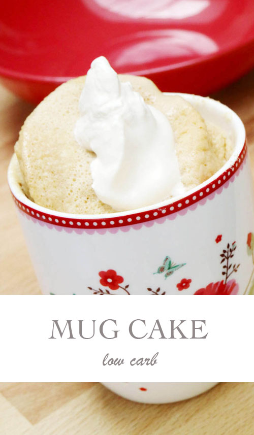 Koolhydraatarme mug cake met amandelmeel - AllinMam.com