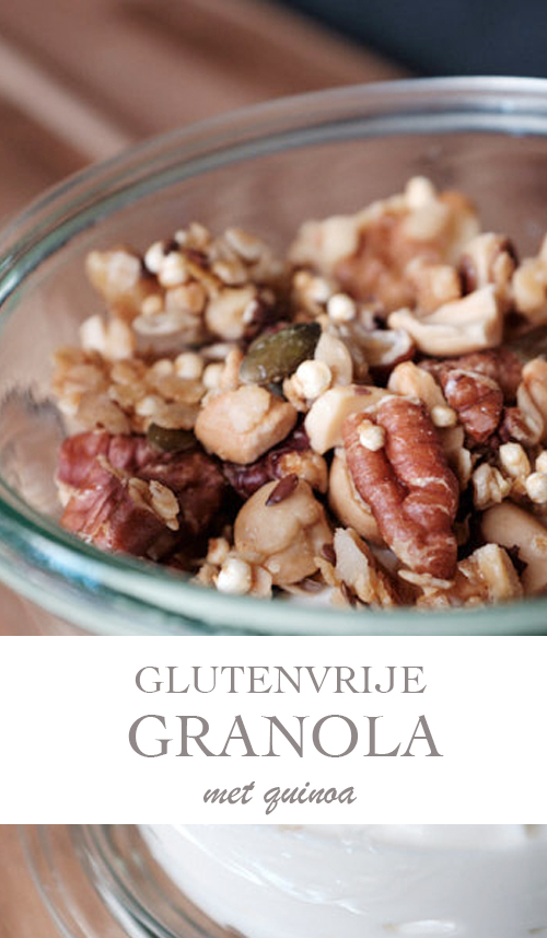 Recept voor glutenvrije granola met quinoa - AllinMam.com