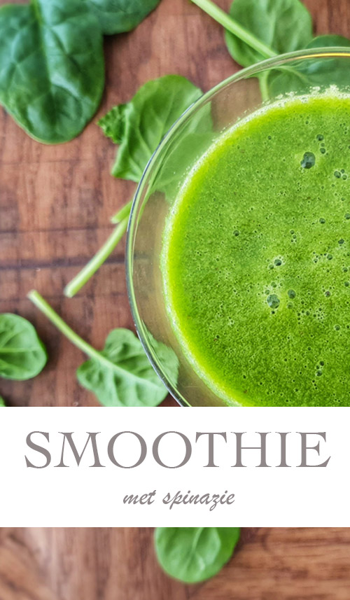 Recept groene smoothie met spinazie en avocado - AllinMam.com