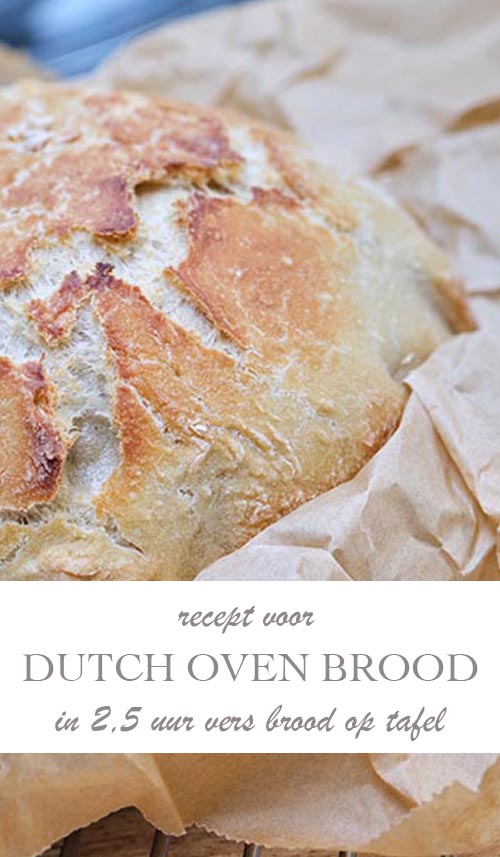 Dutch Oven brood recept: in 2,5 uur vers brood op tafel - AllinMam.com