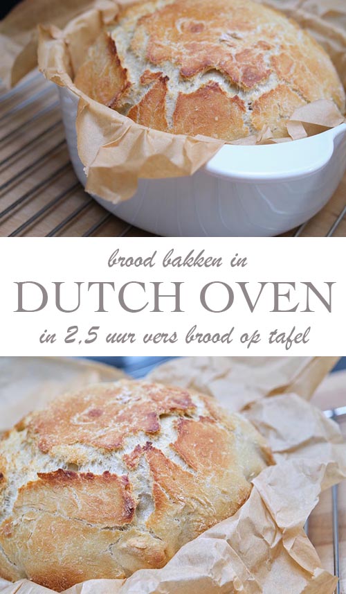 Dutch Oven brood recept: in 2,5 uur vers brood op tafel - AllinMam.com