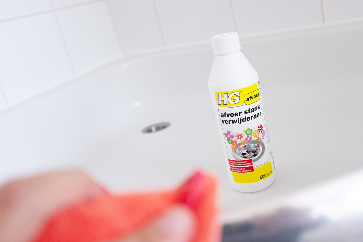 Een frisse en lekker ruikende badkamer met HG producten - AllinMam.com