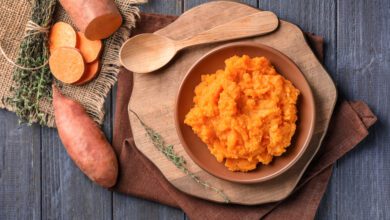Zoete aardappel puree recept - AllinMam.com