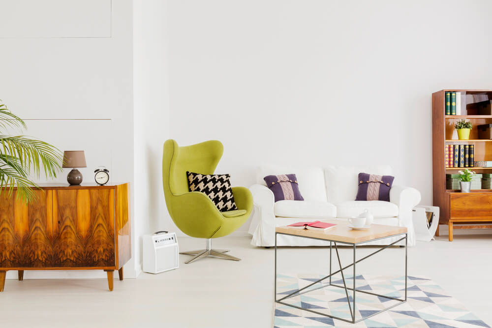 Draai stoel in woonkamer AllinMam